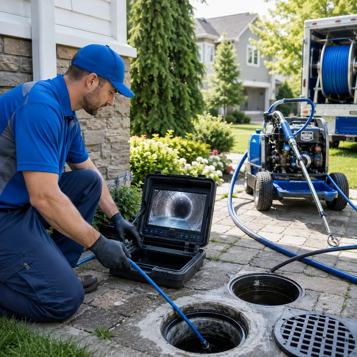 Outdoor drain cleaning professionals serving Henry, IL
